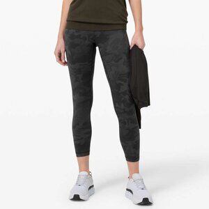 Lululemon Wunder Under High-Rise Tight 25" Camo Multi  Dark Green